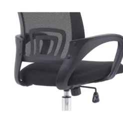 SILLA Q-CONNECT OFICINA SIENA MALLA BASE METALICA ALT MAX 1000 ANC 560 PROF 570 RUEDAS PREMIUM COLOR NEGRO