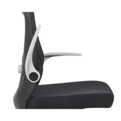 SILLA Q-CONNECT OFICINA TERNI MALLA ALT MAX 1050 MM ANC 500 MM PROF 480 MM COLOR NEGRO CUERPO NEGRO