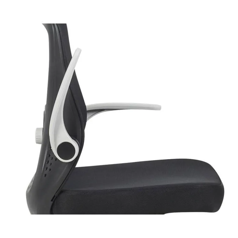 SILLA Q-CONNECT OFICINA TERNI MALLA ALT MAX 1050 MM ANC 500 MM PROF 480 MM COLOR NEGRO CUERPO NEGRO