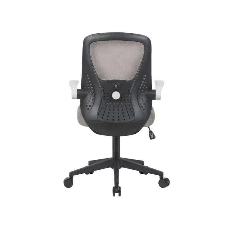 SILLA Q-CONNECT OFICINA TERNI MALLA ALT MAX 1050 MM ANC 500 MM PROF 480 MM COLOR GRIS CUERPO NEGRO