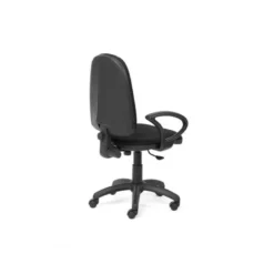 SILLA ROCADA CON BRAZOS COLOR NEGRO DIAMETRO BASE 610 MM RESPALDO DE 490 MM X 420 MM