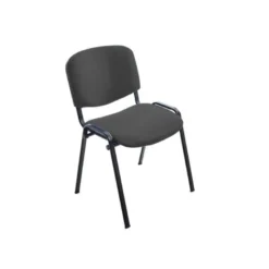 SILLA ROCADA CONFIDENTE ESTRUCTURA METALICA ASIENTO TELA IGNIFUGA GRIS 570X410X810 MM
