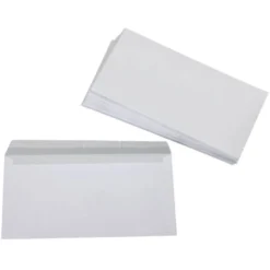 Sobre Americano Liderpapel 115x225mm 10 unidades 90g/m2 Color Blanco