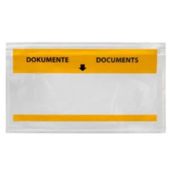 SOBRE AUTOADHESIVO Q-CONNECT PORTADOCUMENTOS MULTILINGUE 225X122 MM VENTANA TOTALMENTE TRANSPARENTE PAQUETE DE 1000