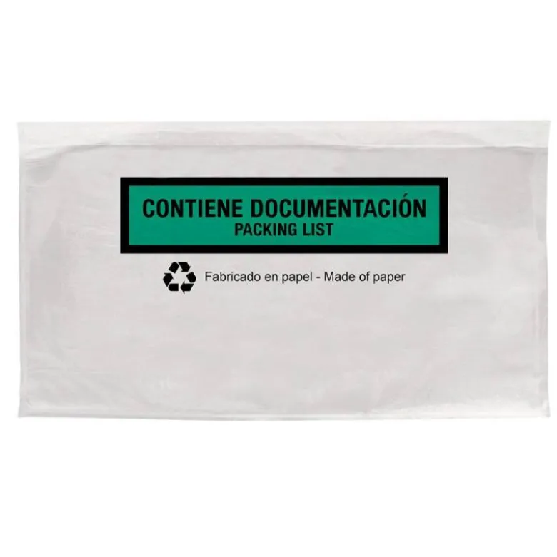 SOBRE AUTOADHESIVO Q-CONNECT PORTADOCUMENTOS MULTILINGUE 240X135 MM SIN VENTANA 100% PAPEL PAQUETE DE 100 UNIDADES