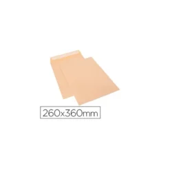 Sobre bolsa celulosa marca Sam Chamoix Salmon 260x360 mm 90 gr Caja 250 unidades