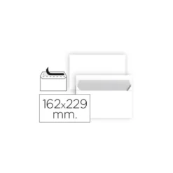 Sobre bolsa Liderpapel C5 Blanco N11 162 x 229 mm Caja 25