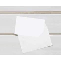 SOBRE LIDERPAPEL BLANCO CON FONDO 95X162 MM ENGOMADO SOLAPA DE PICO CAJA DE 500 UNIDADES