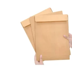 Sobre liderpapel bolsa N.5 kraft din c5 162x229 mm tira de silicona caja de 250 unidades