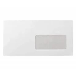 Sobre N.4 Liderpapel, 115x225mm . Caja de 500 sobres