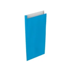SOBRE PAPEL BASIKA CELULOSA CELESTE CON FUELLE S 150X300X60 MM PAQUETE DE 25 UNIDADES