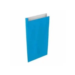 SOBRE PAPEL BASIKA CELULOSA CELESTE CON FUELLE M 200X350X60 MM PAQUETE DE 25 UNIDADES