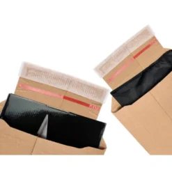 SOBRE PARA ENVIOS Q-CONNECT CARTON 100% RECICLADO Y RECICLABLE CIERRE AUTOADHESIVO314X252X72 MM COLOR KRAFT