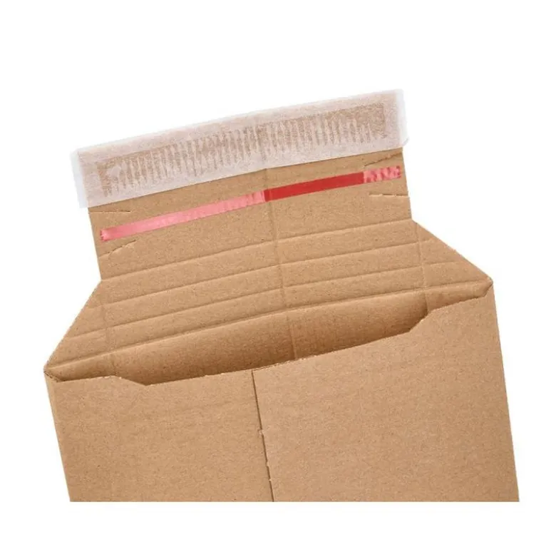 SOBRE PARA ENVIOS Q-CONNECT CARTON 100% RECICLADO Y RECICLABLE CIERRE AUTOADHESIVO252X167X72 MM COLOR KRAFT