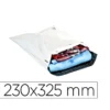 SOBRE Q-CONNECT DE PLASTICO BOLSA PARA ENVIOS 100% RECICLADAS CON AUTOCIERRE COLOR BLANCO 230X325 MM