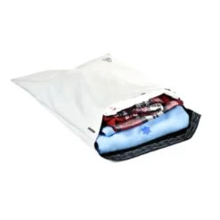 SOBRE Q-CONNECT DE PLASTICO BOLSA PARA ENVIOS 100% RECICLADAS CON AUTOCIERRE COLOR BLANCO 340X420 MM