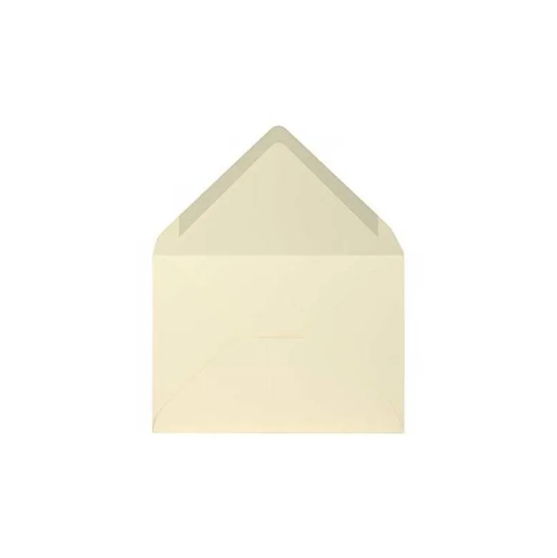 SOBRE ROSSLER COLORETTI C6 MINISTRO COLOR CREMA 114X162 MM PACK DE 5 UNIDADES