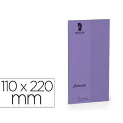 SOBRE ROSSLER COLORETTI DL AMERICANO COLOR LILA 110X220 MM PACK DE 5 UNIDADES