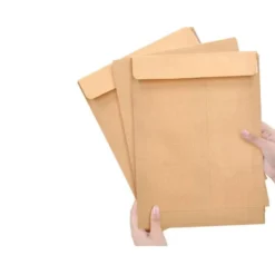 Sobres bolsa kraft Salarios N.4 Liderpapel, 140x190mm