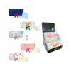 SOBRES DE REGALO ARGUVAL CON LAZO + TARJETA 4 MODELOS PAPEL 250 GR CON RELIEVE Y HOLOGRAFIA 23X11 CM
