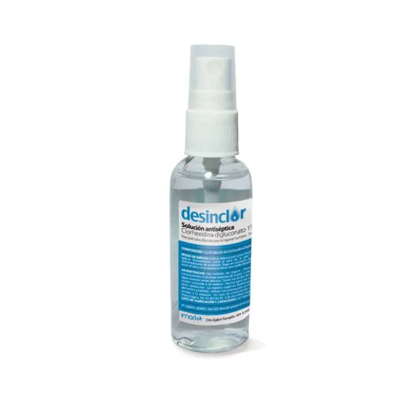 SOLUCION ANTISEPTICA CLORHEXIDINA DESINCLOR BOTE PULVERIZADOR DE 30 ML