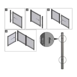 SOPORTE CONECTOR NOBO PARA PANTALLA SEPARADORA MODULARES NOBO PREMIUM PLUS