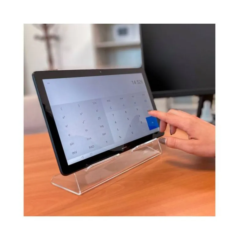 SOPORTE DJOIS PARA TABLET TRANSPARENTE 230X190X90 MM