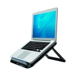 SOPORTE ELEVADOR FELLOWES I-SPIRE PARA PORTATIL HASTA 17" AJUSTABLE 7 ANGULOS DIFERENTES NEGRO 320X286X42 MM