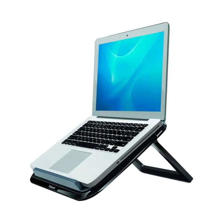 SOPORTE ELEVADOR FELLOWES I-SPIRE PARA PORTATIL HASTA 17" AJUSTABLE 7 ANGULOS DIFERENTES NEGRO 320X286X42 MM