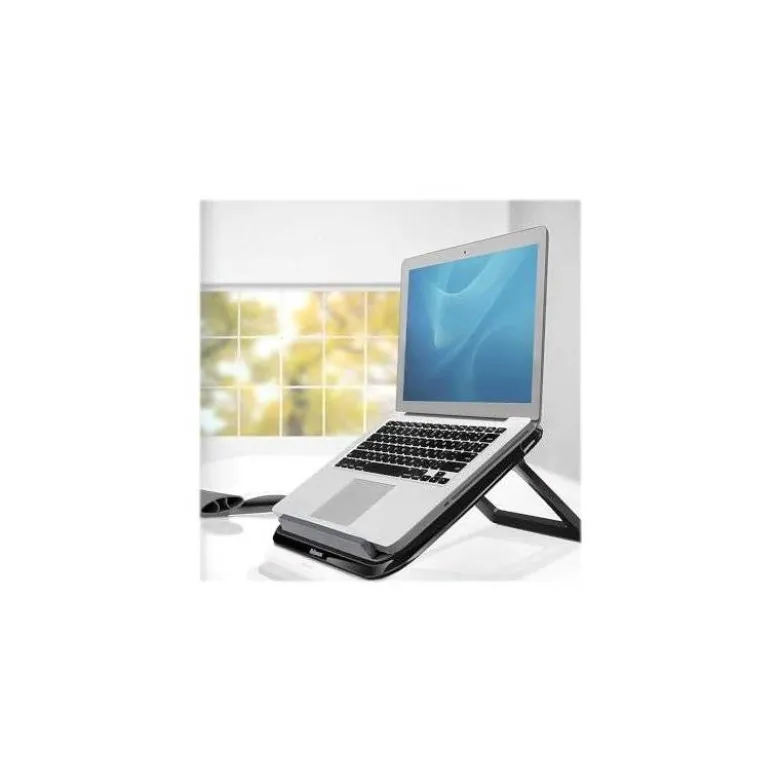 SOPORTE ELEVADOR FELLOWES I-SPIRE PARA PORTATIL HASTA 17" AJUSTABLE 7 ANGULOS DIFERENTES NEGRO 320X286X42 MM