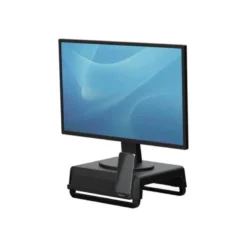 SOPORTE FELLOWES PARA MONITOR BREYTA 3 AJUSTES DE ALTURA HASTA 30 KG 100% RECICLABLE 350X300X80/118/155 MM NEGRO