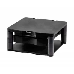 SOPORTE FELLOWES PARA MONITOR PLUS AJUSTABLE EN 5 ALTURAS COLOR GRAFITO 165X335X344 MM