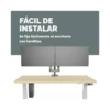 SOPORTE PARA CPU FELLOWES PARA USO DEBAJO MESA COLOR BLANCO
