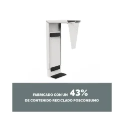 SOPORTE PARA CPU FELLOWES PARA USO DEBAJO MESA COLOR BLANCO