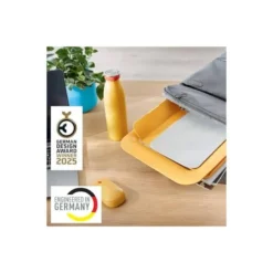 SOPORTE PARA PORTATIL LEITZ ERGO COSY AJUSTABLE 4 ALTURAS COLOR AMARILLO 310X50X247 MM