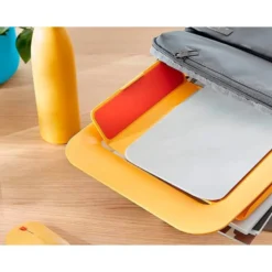 SOPORTE PARA PORTATIL LEITZ ERGO COSY AJUSTABLE 4 ALTURAS COLOR AMARILLO 310X50X247 MM