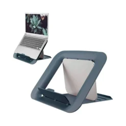 SOPORTE PARA PORTATIL LEITZ ERGO COSY AJUSTABLE 4 ALTURAS COLOR GRIS 310X50X247 MM