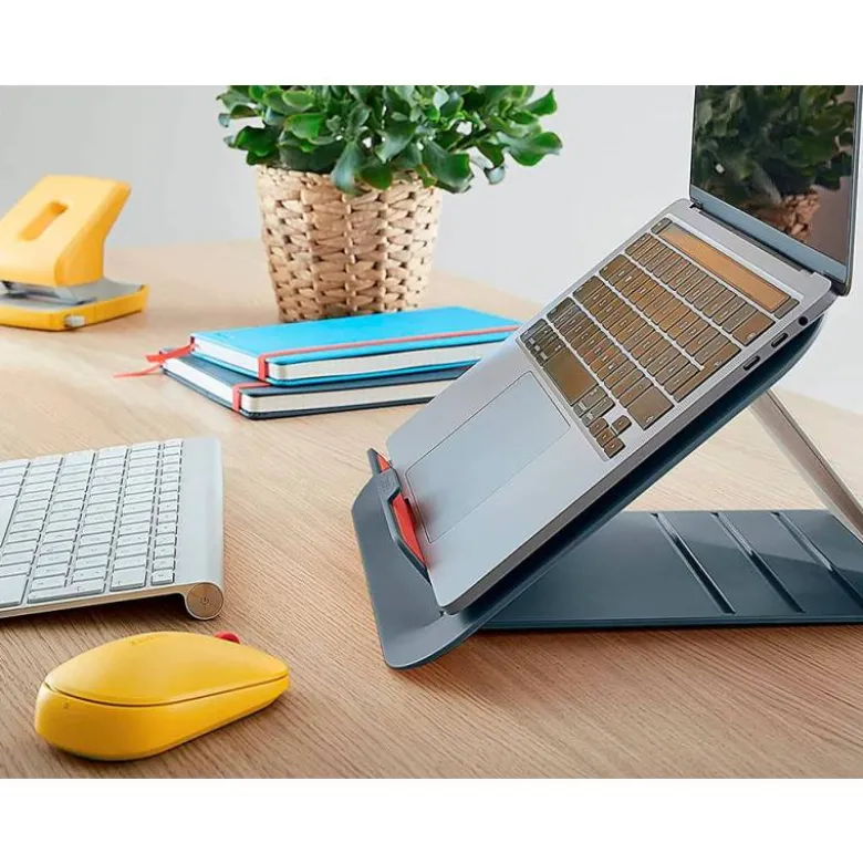 SOPORTE PARA PORTATIL LEITZ ERGO COSY AJUSTABLE 4 ALTURAS COLOR GRIS 310X50X247 MM