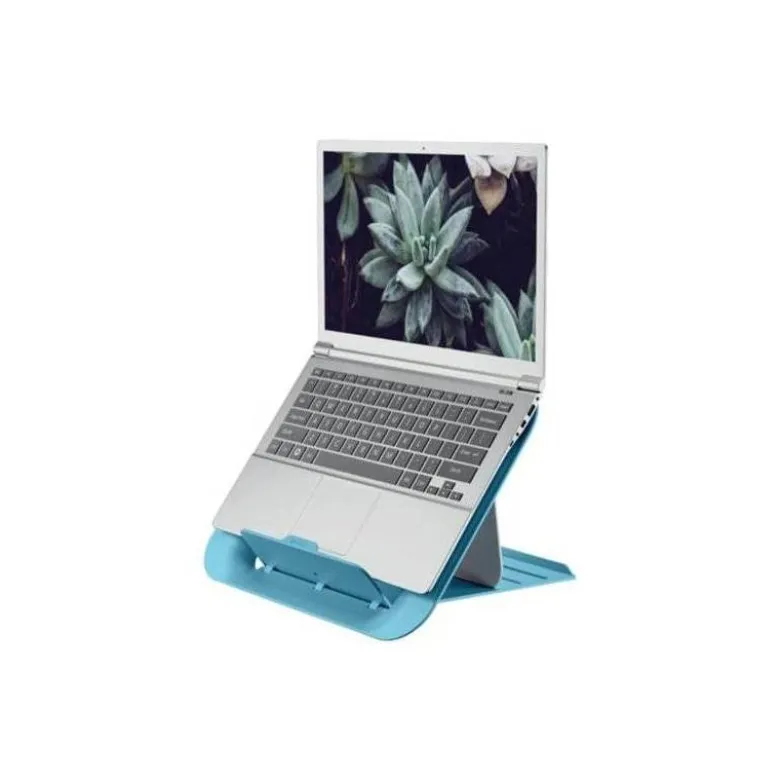 SOPORTE PARA PORTATIL LEITZ ERGO COSY AJUSTABLE 4 ALTURAS COLOR AZUL 310X50X247 MM