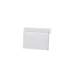 SOPORTE PORTAPRECIOS Q-CONNECT PARA GANCHOS EN T ETIQUETA 39X60MM TRANSPARENTE