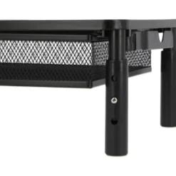 SOPORTE Q-CONNECT PARA MONITOR METALICO REGULABLE EN ALTURA CON CAJON Y DOS SOPORTES PARA MOVIL