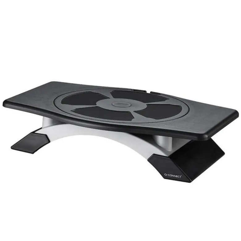 SOPORTE Q-CONNECT PARA MONITOR CON PLATAFORMA GIRATORIA AJUSTABLE DOS ALTURAS 411X287X99 MM
