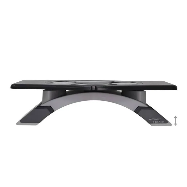 SOPORTE Q-CONNECT PARA MONITOR CON PLATAFORMA GIRATORIA AJUSTABLE DOS ALTURAS 411X287X99 MM