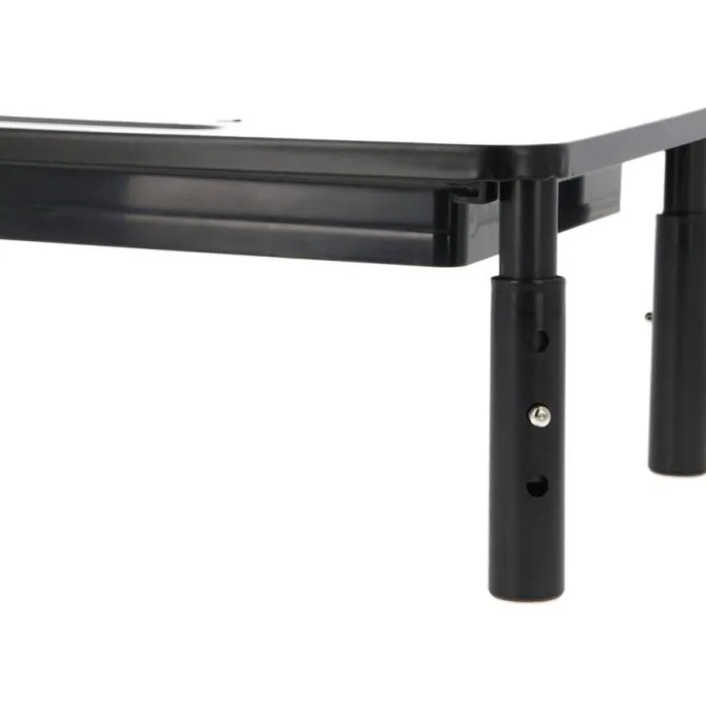 SOPORTE Q-CONNECT PARA MONITOR METALICO REGULABLE EN ALTURA CON BANDEJA 370X235X145 MM