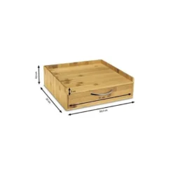 SOPORTE PARA CAPSULAS DE CAFE CEP SILVA BAMBU 1 CAJON 305X326X98 MM