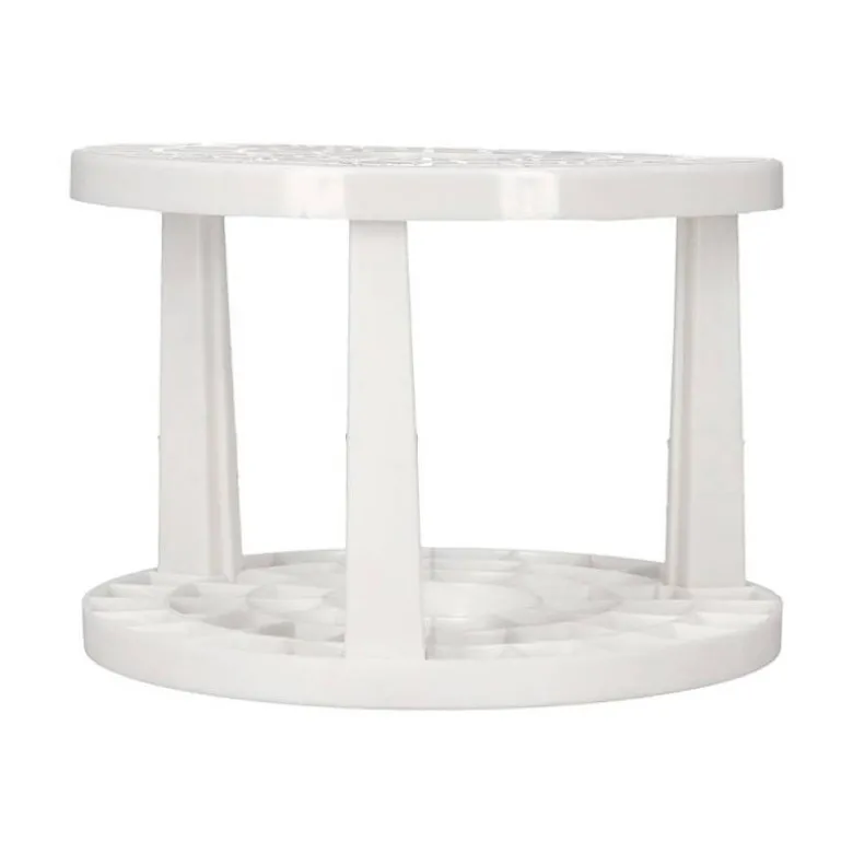 SOPORTE PARA PINCELES LIDERPAPEL DE PLASTICO 46 AGUJEROS 14,5X14,5X10 CM