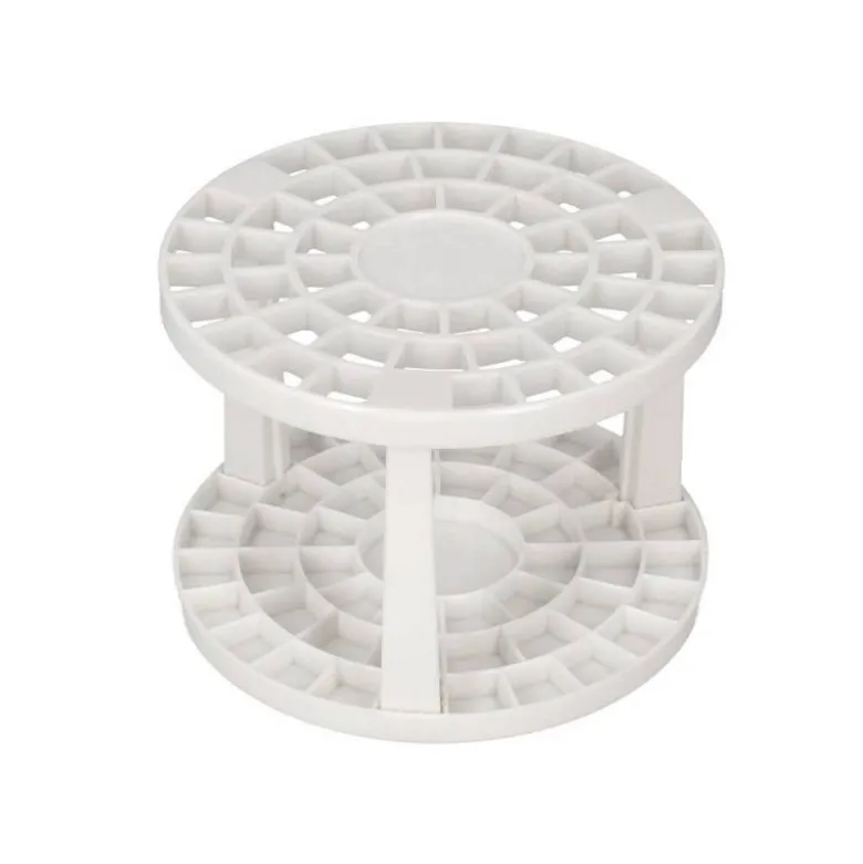 SOPORTE PARA PINCELES LIDERPAPEL DE PLASTICO 46 AGUJEROS 14,5X14,5X10 CM