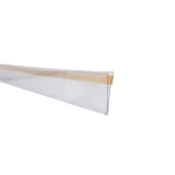 SOPORTE PORTAPRECIOS Q-CONNECT ADHESIVO PARA ESTANTERIA ETIQUETA 40X1000 MM SEMI-TRANSPARENTE
