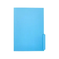 SUBCARPETA CARTULINA LIDERPAPEL DIN A4 PESTAÑA INFERIOR 240G/M2 AZUL