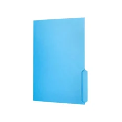 SUBCARPETA CARTULINA LIDERPAPEL DIN A4 PESTAÑA INFERIOR 240G/M2 AZUL